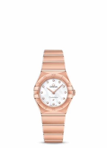 Omega Constellation Manhattan 25 Quartz Sedna Gold / MOP 131.50.25.60.55.001 (13150256055001)